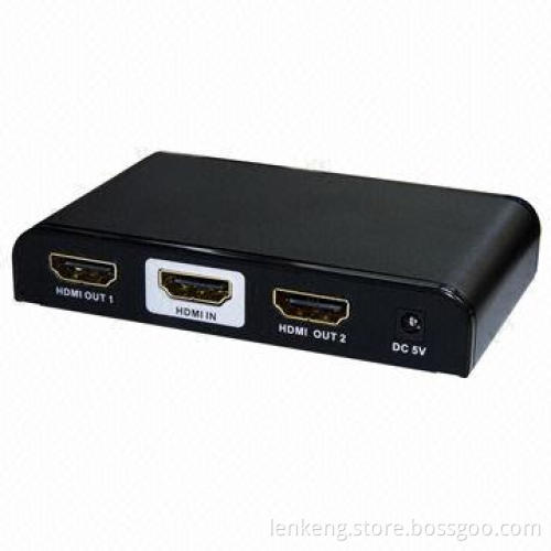 1 x 2 HDMI® Splitter, 4 x 2K with Real HDMI® 1.4, Supports 3D, CEC